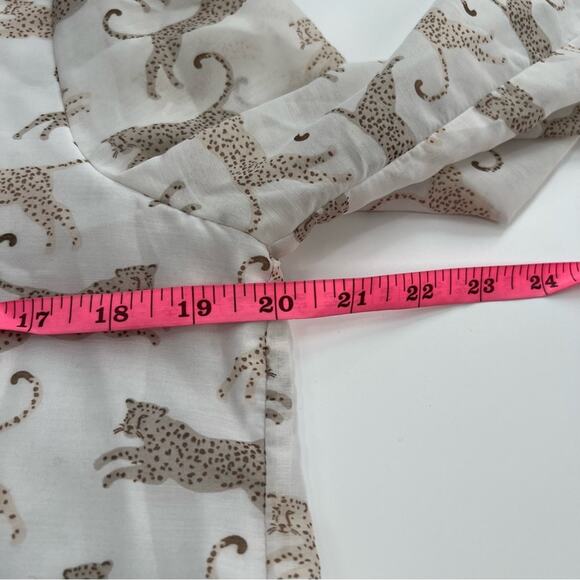 J. Marie leopard print babydoll tiered dress sz S - Picture 4 of 6